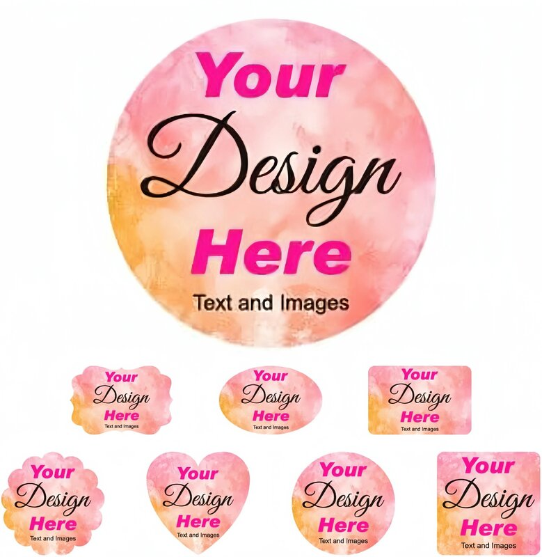 1000 Stuks Custom Stickers En Aangepaste Logo Bruiloft Verjaardag Doopstickers Ontwerp Uw Eigen Stickers Personaliseren Stickers