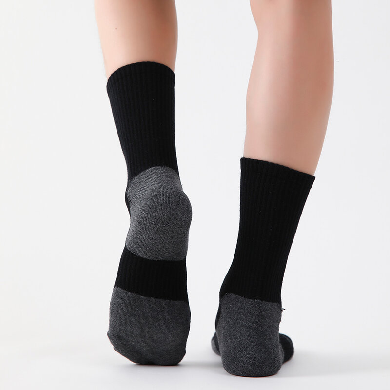 Men Socks Cotton Breathable Long Business Harajuku Socks Solid Gentleman Sox Sokken Outdoor Sports 5 Pairs/Lot Socks Gift