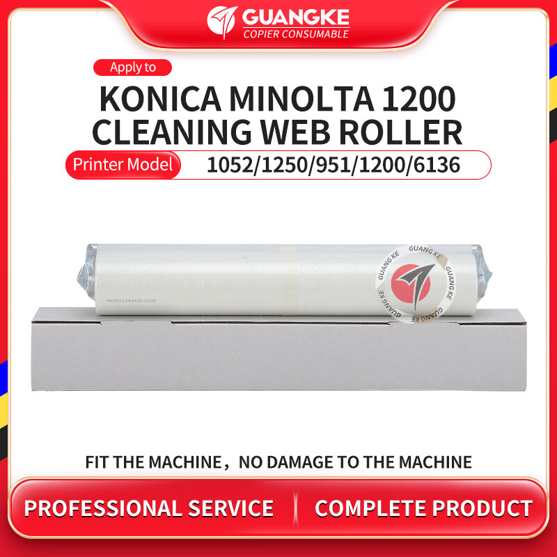 Rodillo de tela de limpieza para Konico Minolta 951 1052 1250P 1250 1051 1200P 1200 1100 6136