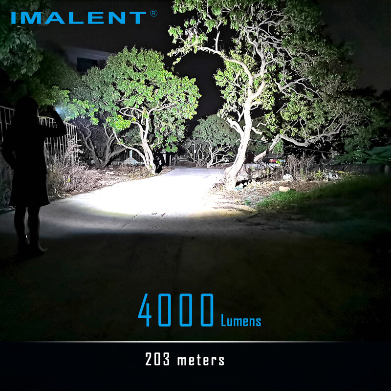 IMALENT LD70 EDC Lanterna Recarregável Tocha, Ultra Poderoso Alto Desempenho 4000 Lúmens com CREE XHP70.2 LED Lâmpada, 4 Cores mão lanternas de led de alta potência para pescaria Camping Caminhadas Emergência