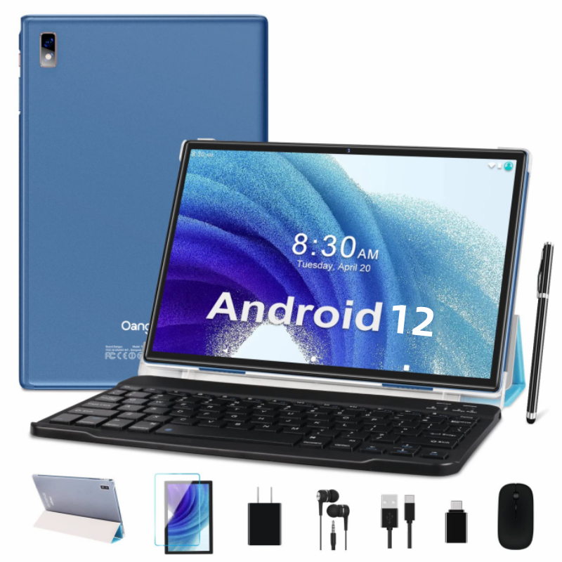 Tableta con Android 12, dispositivo de 10,1 pulgadas, 4GB de RAM, 64GB de ROM, MT8183, ocho núcleos, batería de 8000mAh, cámara Dual, gran oferta, novedad