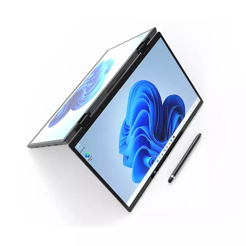 Dual Touchscreen 14 "360 ° Draagbare Opvouwbare Monitor 1080P Fhd Ips 12e Gen Intel N95 Windows 11 2 * Usb3.0 2 * Type-C 1 * Mini Hdmi