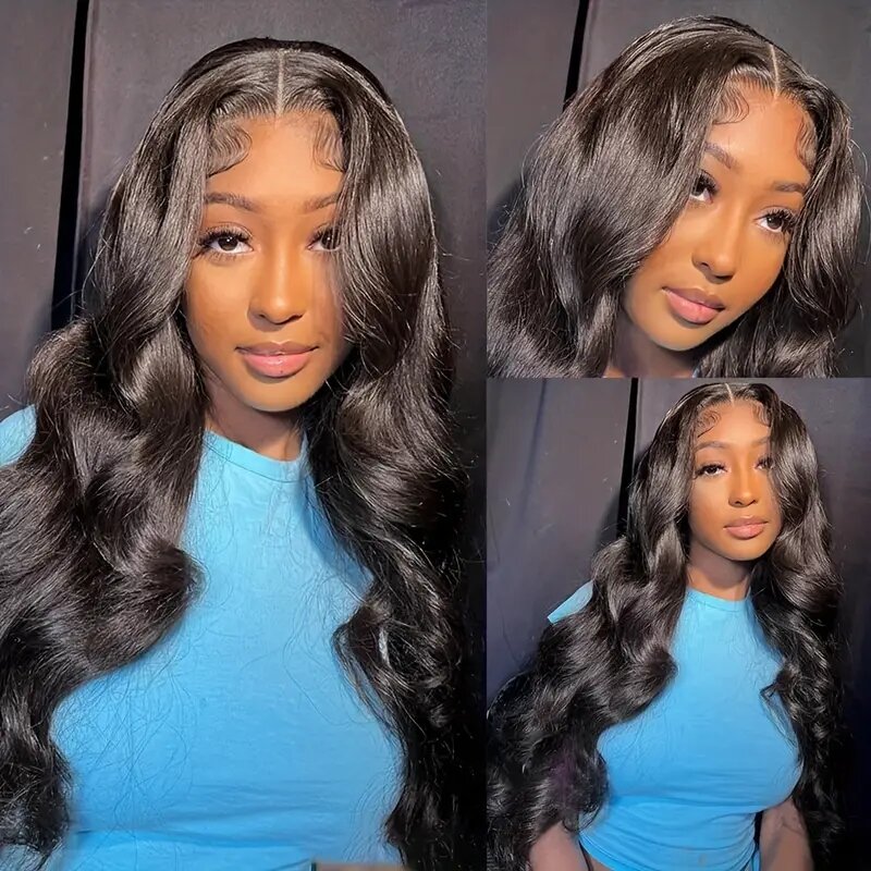 13x6 Body Wave Lace Front Wigs Human Hair Pre Plucked With Baby Hair HD Transparent Lace Frontal 13x4 Body Wave Human Hair Wigs
