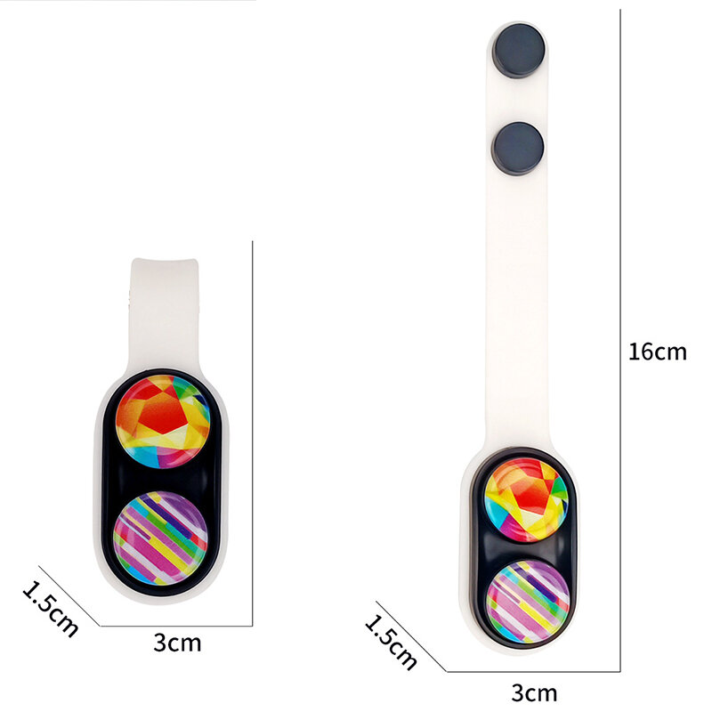 New Magnetic Fidget Decompression Toy Series Elastic Pop up Magnet Colorful Decompression Fidget Toys For Adults Kids Gifts