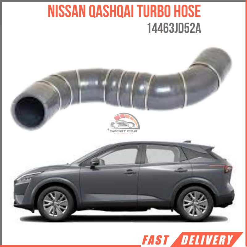Durite turbo pour Nissan Qashqai II Oem 14463 JD52A, haute qualité, livraison gratuite et rapide