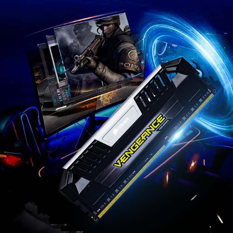CORSAIR-Vengeance LPX Desktop RAM, DDR3, DIMM 240Pin, Memória 1.5V, Dual Channel, 8GB, 2133MHz, 1866MHz, 1600MHz, 1333MHz