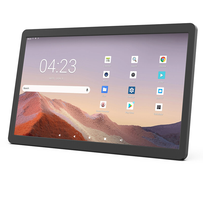 Tableta pc Android PoE ++ de 21,5 pulgadas, tablet industrial montada en la pared con monitor de función completa, función de jugador de pc, pantalla en celda, wifi, RJ45