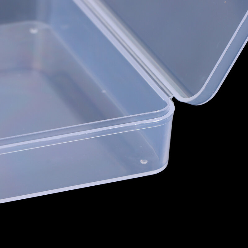 Caja transparente para almacenamiento de joyas, contenedor de 10x7cm para juegos de mesa, 1 unidad