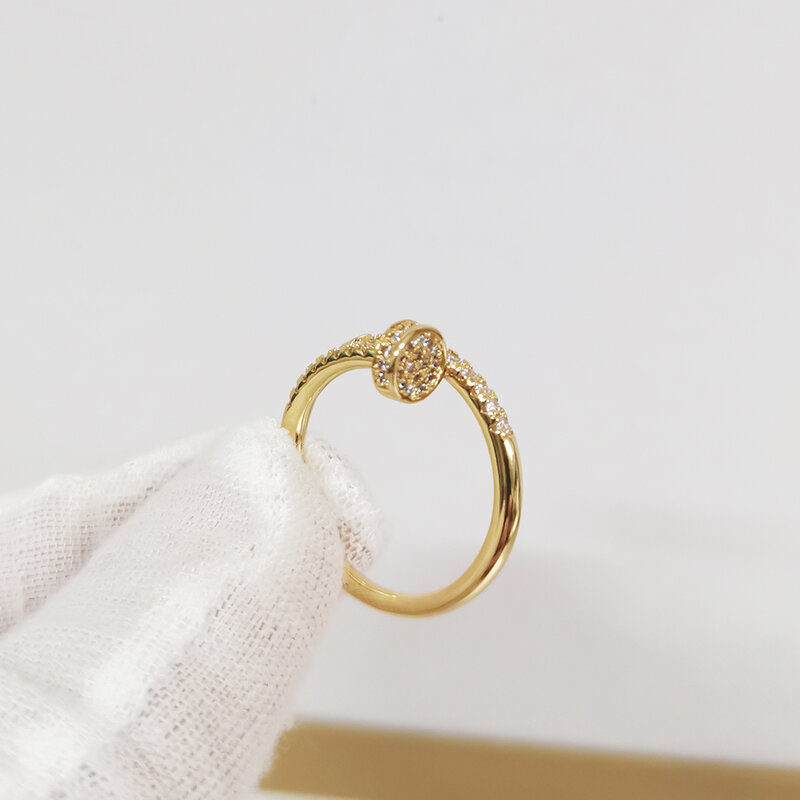 Nowy w 925 srebrnych pierścionkach dla kobiet luksusowa para pierścionek moda zaawansowana biżuteria pierścionki damskie impreza prezent miłość pierścionek