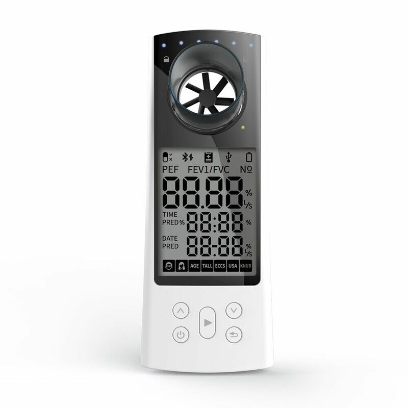 CONTEC SP80B مقياس التنفس الرقمي VC الرئة مقياس التنفس PEF FEFV1 FEF حجم الرئة