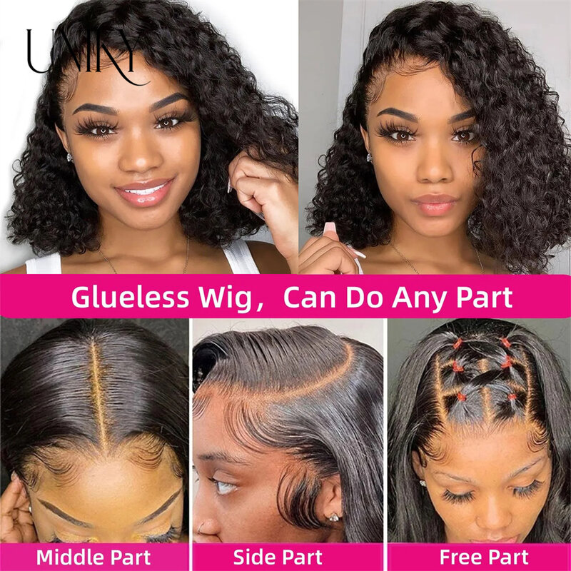 Wear And Go glueless Human Hair Wig Bob Wig lace Front Human Hair Wigs Glueless Wig Human Hair Ready To Wear For Black Women