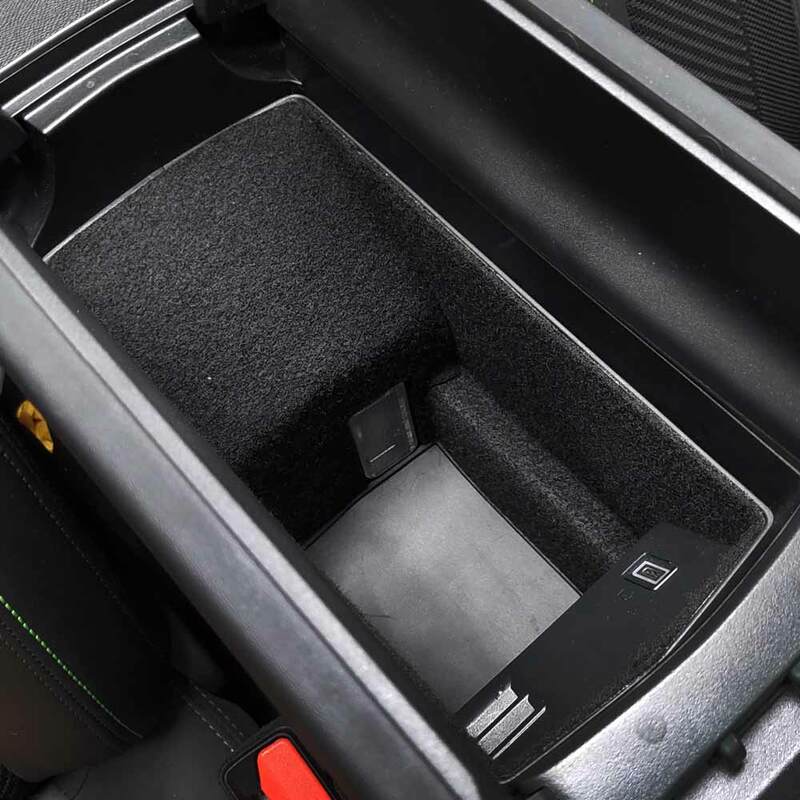 Compartimentos de armazenamento Comfort Set, anti-vibração isolamento acústico revestimento, auto-adesivo, compatível com Peugeot 308, P5