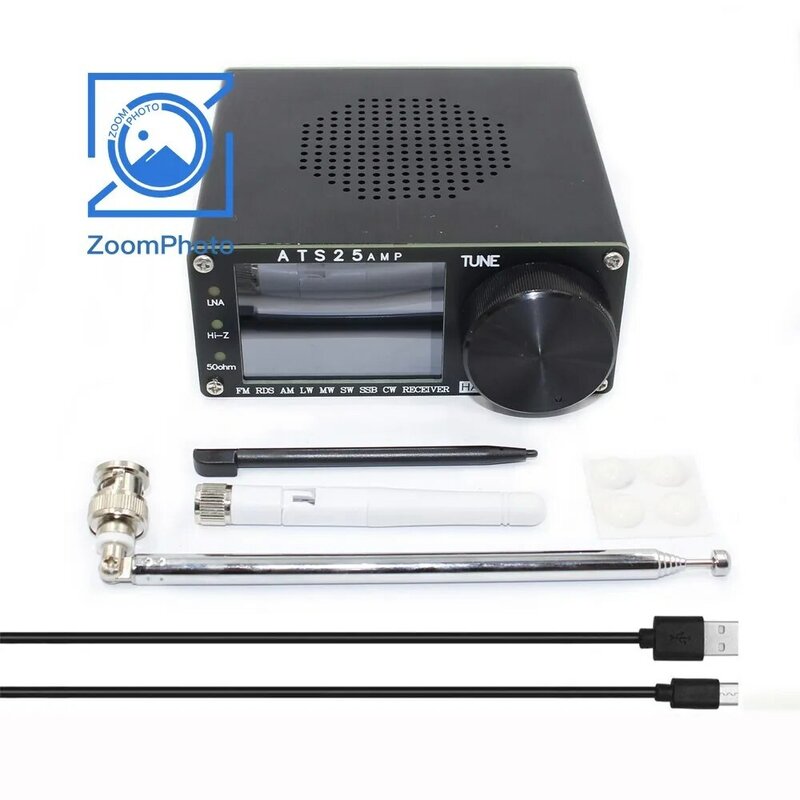 LNA 기능용 4.17 펌웨어 ATS25-AMP, 132KHz-30000KHz RDS 풀 밴드 라디오 리시버 스펙트럼 스캐닝, DSP 리시버 지지대, 신제품