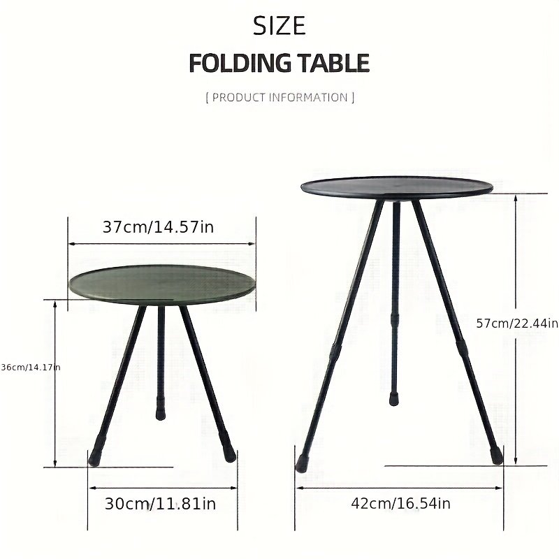 1PC Portable Aluminum Alloy Folding Telescopic Table Perfect For Outdoor Hiking Picnic Camping Travel Table