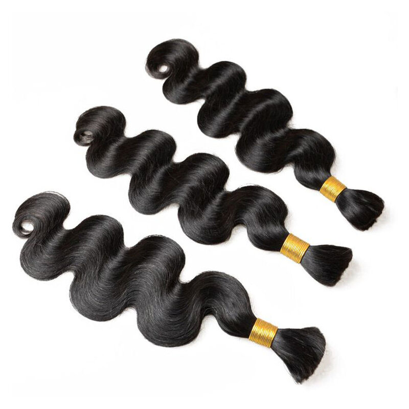 Объемные волнистые волосы для плетения 100 г/шт., индийские человеческие волосы без плетения Remy, естественный цвет, 26 дюймов, волнистые косы KissHair