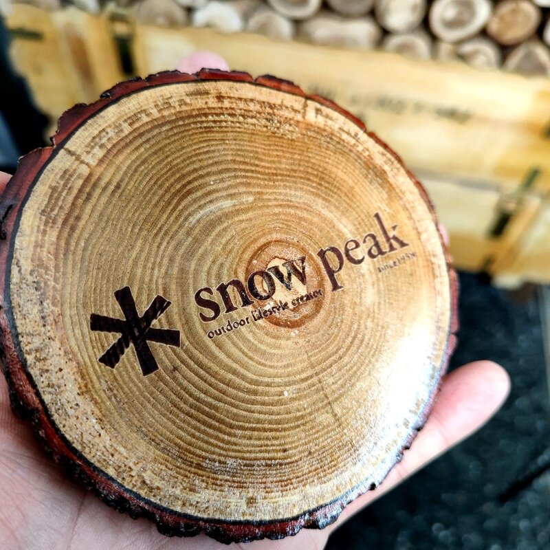 Drewno kamforowe kempingowe słoje drzewa elementy podkładki z litego drewna podkładki pod podstawki podkładki pod podstawkę