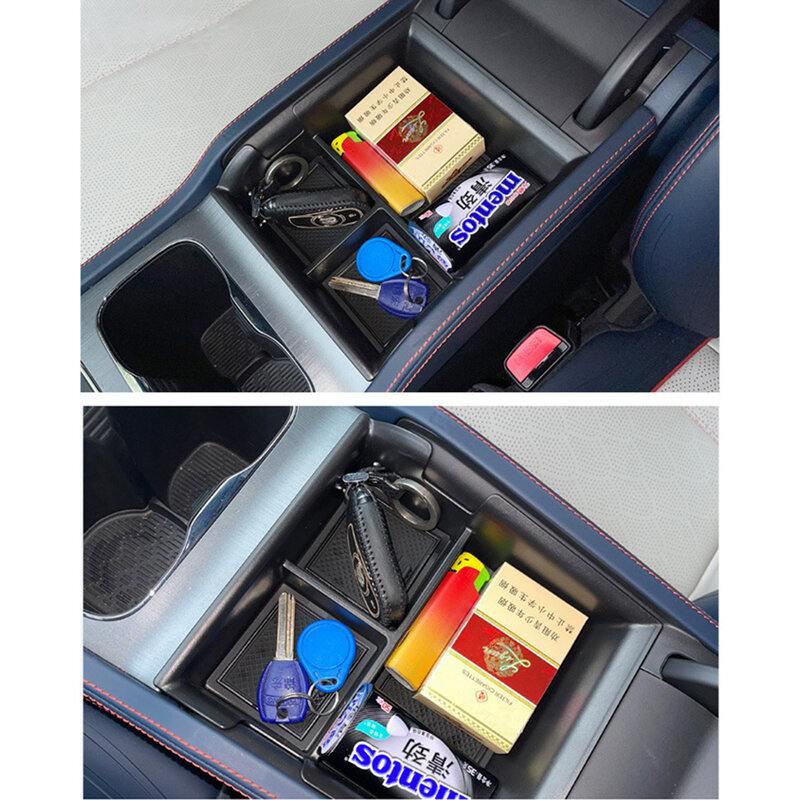 صندوق منظم لسيارات BMW 2 Series F44 M235i 218i كوبيه 2021 ~ 2023 مسند ذراع وحدة تخزين مركزية أشتات ملحقات صينية التعبئة