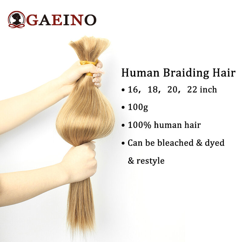 Прямые объемные волосы для плетения человеческие волосы для наращивания Remy индийские человеческие волосы без плетения 18 # цвет 16 "-28" прямые косички