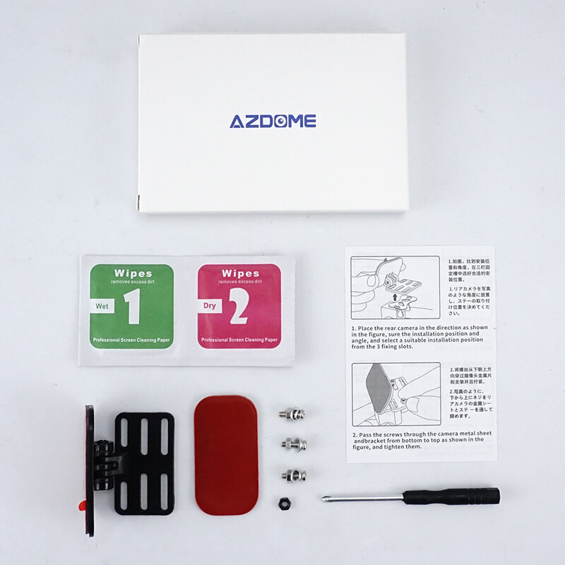 AZDOME-soporte para cámara trasera de coche, montaje para la mayoría de cámaras traseras, Dash Cam, AZDOME PG16S, M550, M63, M01 Pro