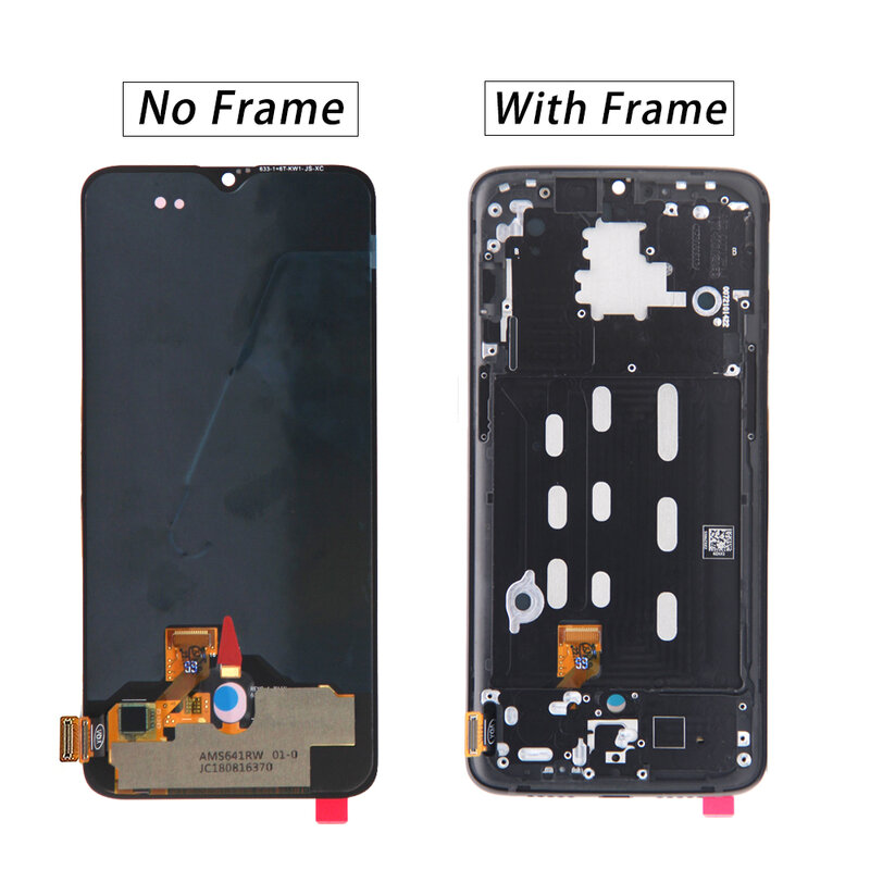 Super AMOLED Display For Oneplus 5 5T 6 6T 7 7T 8 8T 7Pro 8Pro 9 9R 9Pro 10Pro LCD Display Touch Screen LCD Panel Replacement