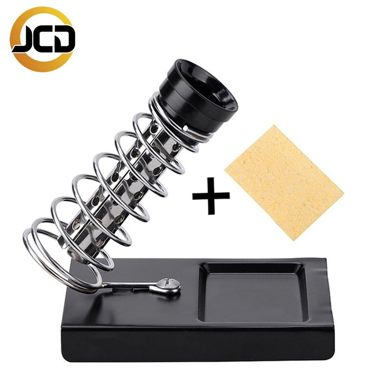 JCD-Soporte de hierro para soldar eléctrico, estación de soporte de Metal con esponja de soldadura, marco de soldador, Alta Temperatura