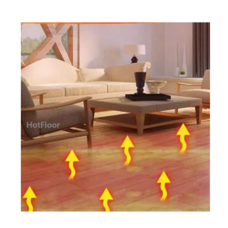 Aquecedor de carpete elétrico Hotfloor (150cmX200cm) O mais barato e econômico Eletrodomésticos para sala de estar 2023 Elegante Energia Azul Isolamento de cozinha térreo