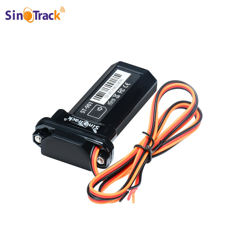 SinoTrack-Mini impermeável built-in bateria GPS Tracker dispositivo, motocicleta e veículo, controle remoto, Free Web App, ST-901 901L