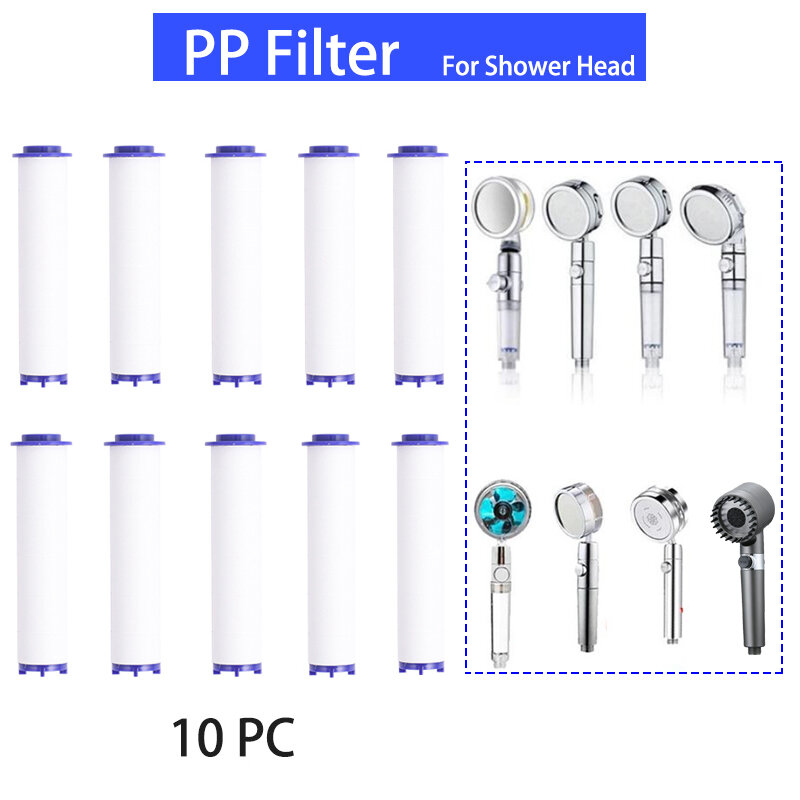 3/5/10 Pcs Shower Head Filter Replacement Showerhead Remove Chlorine/Fluoride/Hard Water/Calcario Hygienic Bathroom Accessories