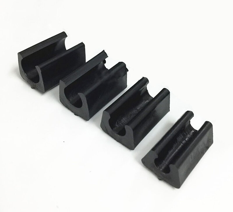 5Pcs Plastic Chair Feet Pads 6/8/10/12/14mm Non-Slip u-type Pipe Clamps Protection Gasket Covers Caps For Chair Furniture