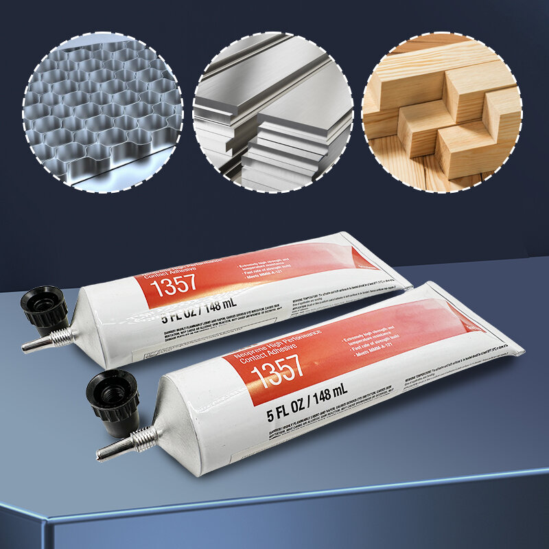 Contact Adhesive 1357 Neoprene Glue Heat Resistant Plastic Rubber Bonding Sealant