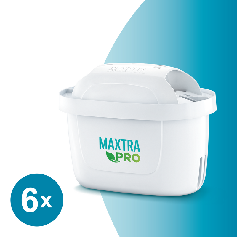 BRITA MAXTRA PRO Filter air pengganti, Filter air pengganti semua dalam 1 Brita 6 bungkus cocok dengan semua kendi BRITA