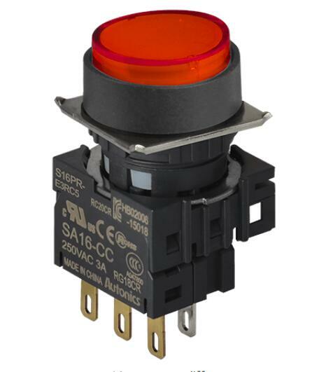 Bloqueo de contacto de S16PR-E3RC24, especificaciones eléctricas, voltaje/corriente: 250VAC ~/3a