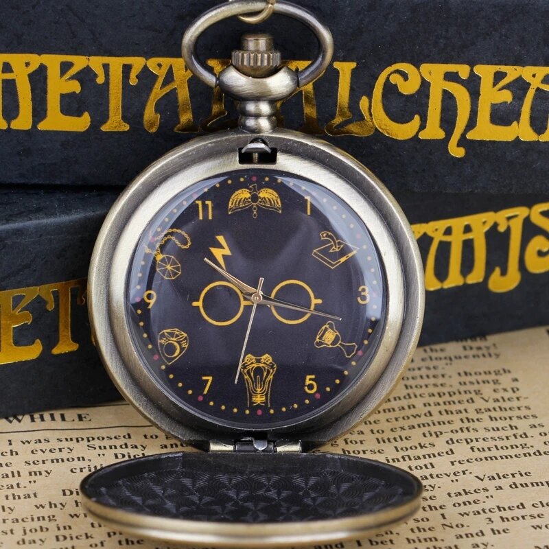 Wyjątkowo kreatywne kwarcowy zegarek kieszonkowy Steampunk osobowość kreskówka stary naszyjnik łańcuch wisiorek zegarek prezent reloj hombre