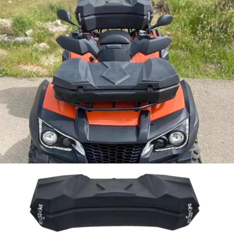 50L sicher latch schwarz ATV stamm top box langlebig vorne lagerung gepäck top box fall mit hoher qualität lock system für neue ATV