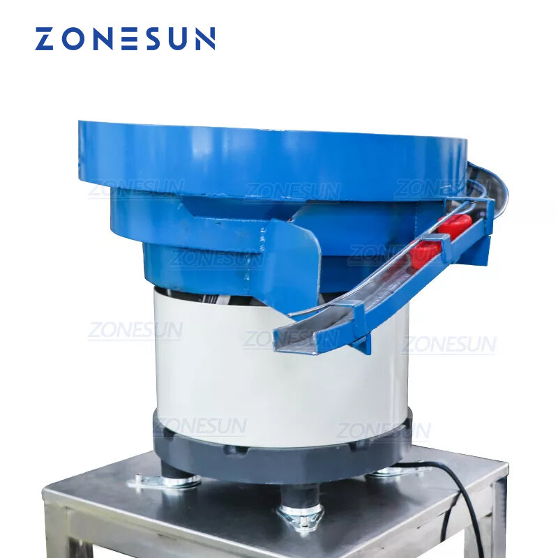 ZONESUN – pompe d'alimentation vibrante, capuchon de pulvérisation, bol vibrant, chargeur automatique, trieur de bol, démêlante pour Machine à capsuler