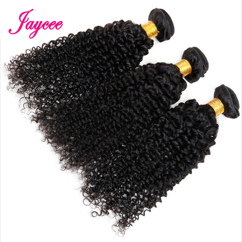 Isee-extensiones de cabello humano rizado Afro, mechones de cabello indio crudo, Color Natural, Remy, 1/3/4 mechones, 100 g/unidad