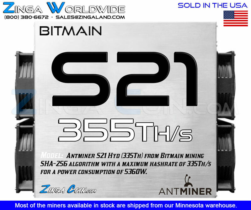 CR BUY 10 GET 6 FREE  Bitmain Antminer S21 Hyd 335Th/s BTC Miner ASIC BITCOIN Mining