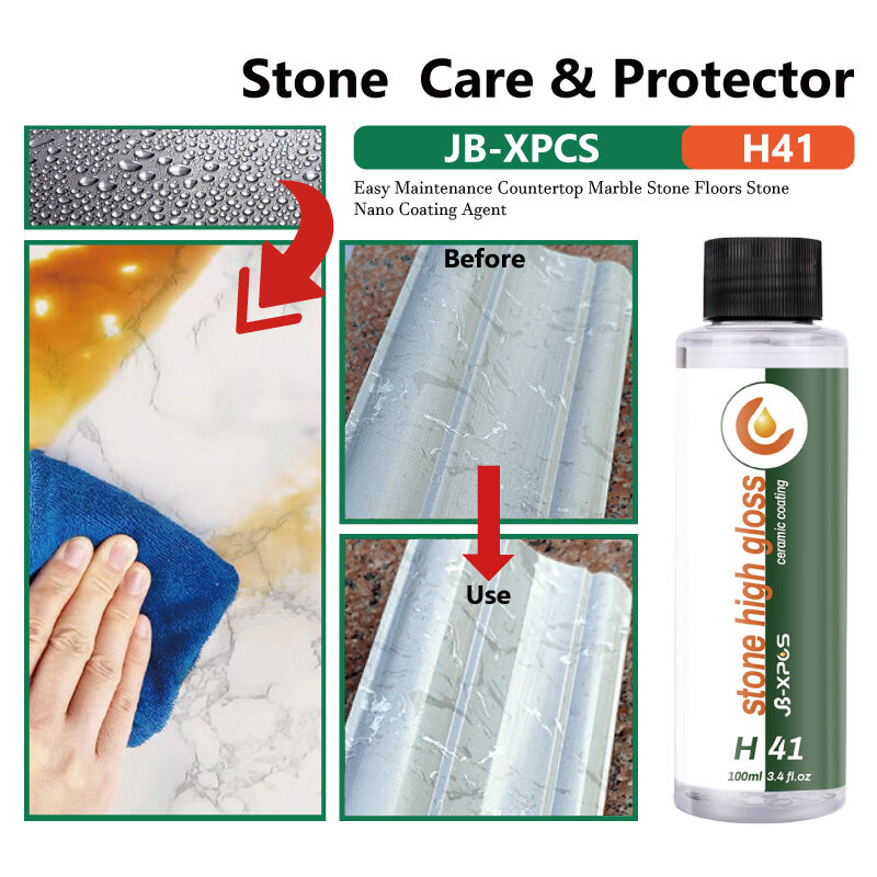 Agente di placcatura in cristallo di pietra rivestimento Nano placcatura cucina marmo composito e granito Protectant & Care prodotto per la casa JB-XPCS H41