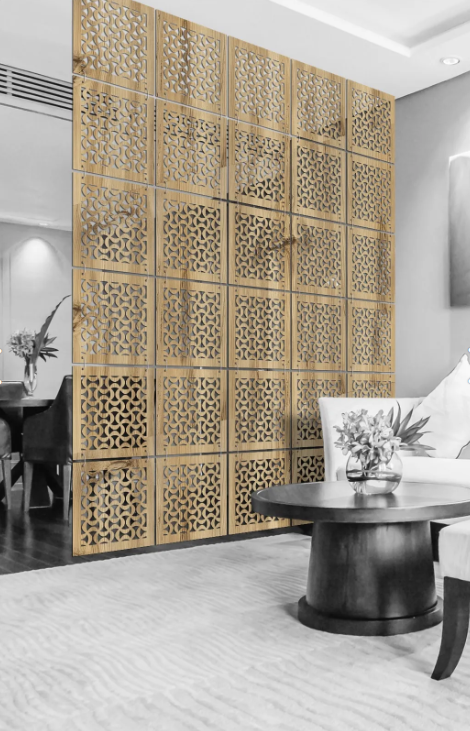 Wooden Room Divider / Separator / Wall Panel