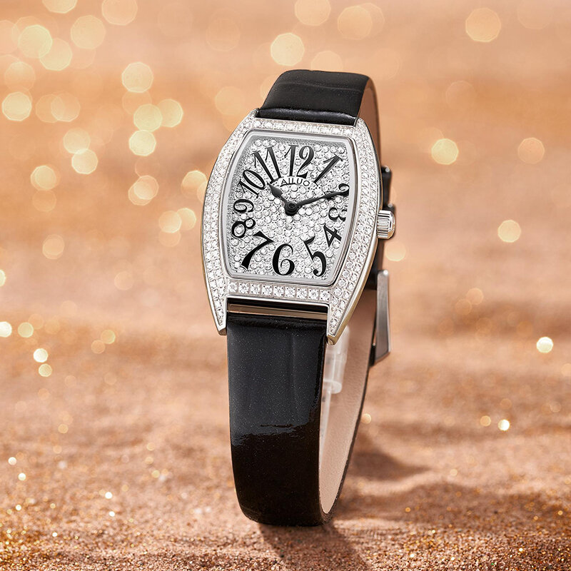 Moda w stylu Casual markowa ręka ze stali nierdzewnej kwarcowy Movt luksusowe kobiety wodoodporny zegarek na rękę