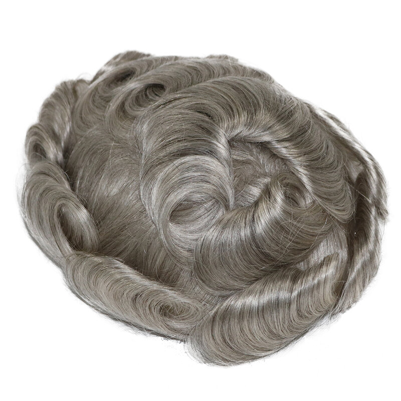 Niewykrywalny v-zapętlony 0.06mm peruka damska z cienką skórą peruka systemy włosów naturalną linią włosów najlepsze męskie włosy ludzkie wymiana męskich kapilarnych peruk