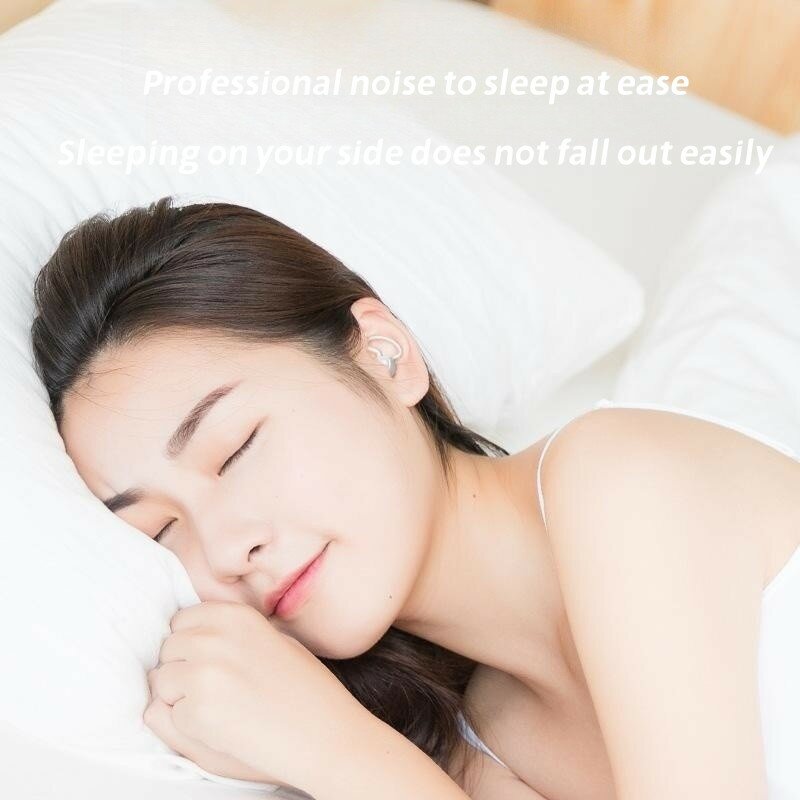 Miękkie silikonowe zatyczki do uszu do spania izolacja akustyczna ochrona słuchu zatyczki przeciwhałasowe redukujące hałas w czasie snu wodoodporne zatyczki do uszu
