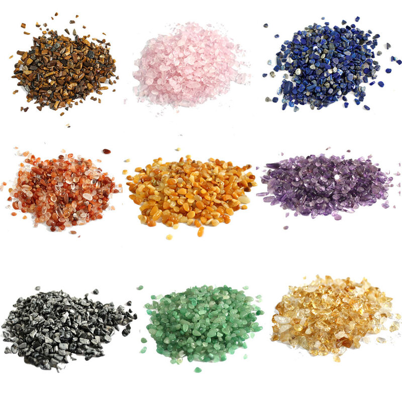 Natural Crystal Chips Home Decor Crystal Crushed Stone 50g