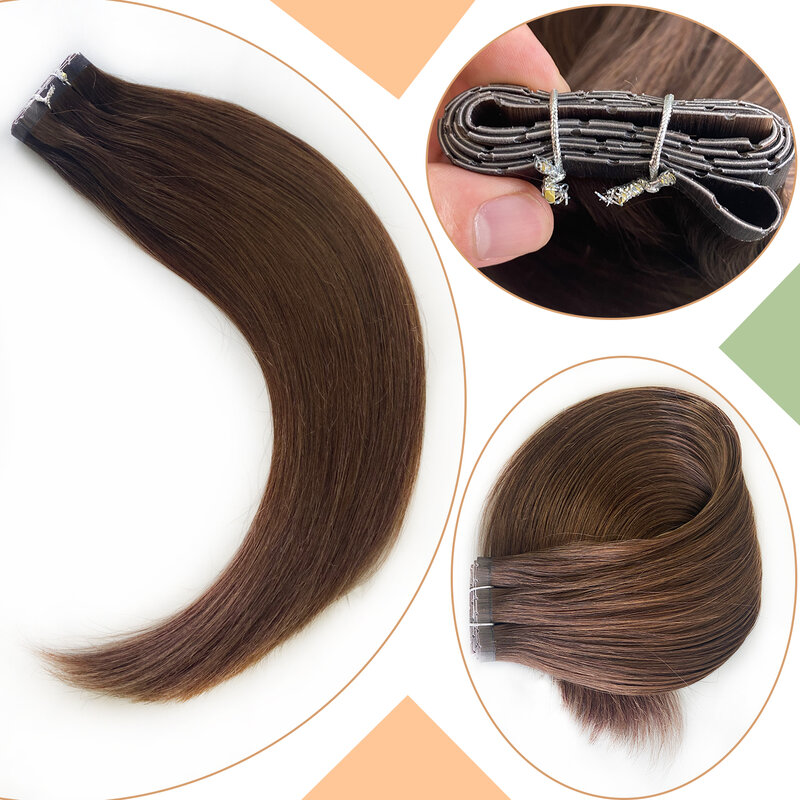 Vlinder Inslag-Twin Tabs Huid Inslag Hair Extensions Rechte Balayage Markeren Kleur Natuurlijke Menselijk Haar Inslagverlenging 80Cm/100G