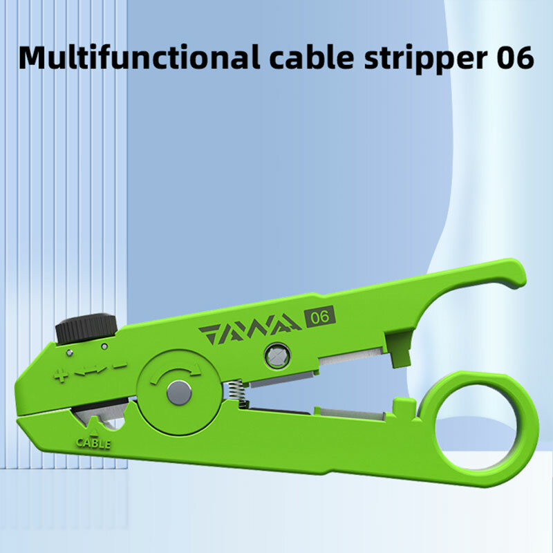 Descascador multifunction material do fio do cabo da rede coaxial do abs para a ferramenta ótica do projeto ftth da instalação da fibra