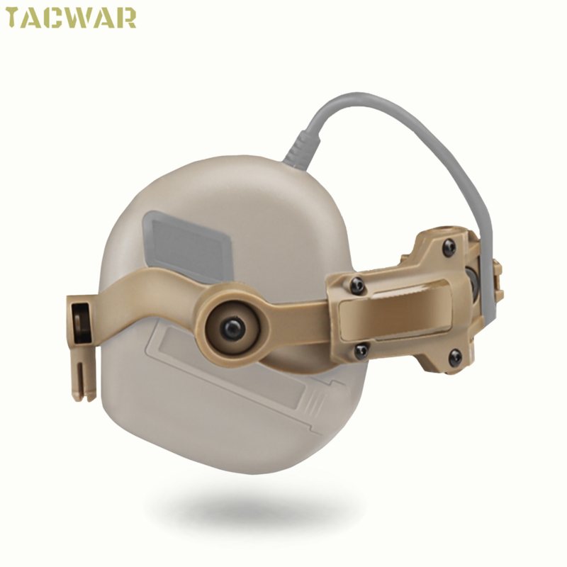 ฟรีราวติด Headset taktis แบบเข้ามุมสำหรับชุดหูฟังที่ครอบหูในทีม Wendy M-Lok, OPS-core หมวกกันน็อกแบบเร็วแอร์ซอฟต์ M31 M32