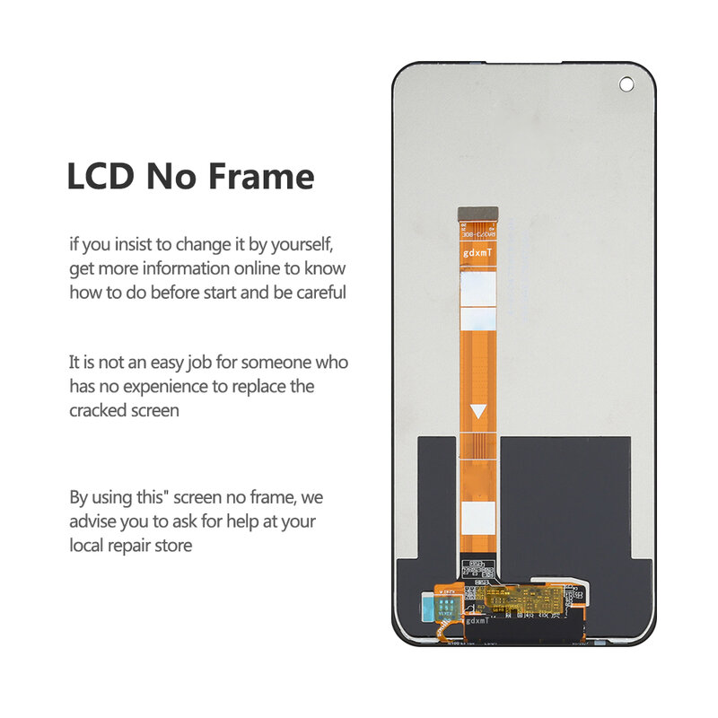 قطع غيار أصلية 6.5 بوصة لـ OPPO Realme 7i RMX2103 شاشة عرض LCD تعمل باللمس لوحة محول رقمي لشاشة Realme C17 LCD RMX2101