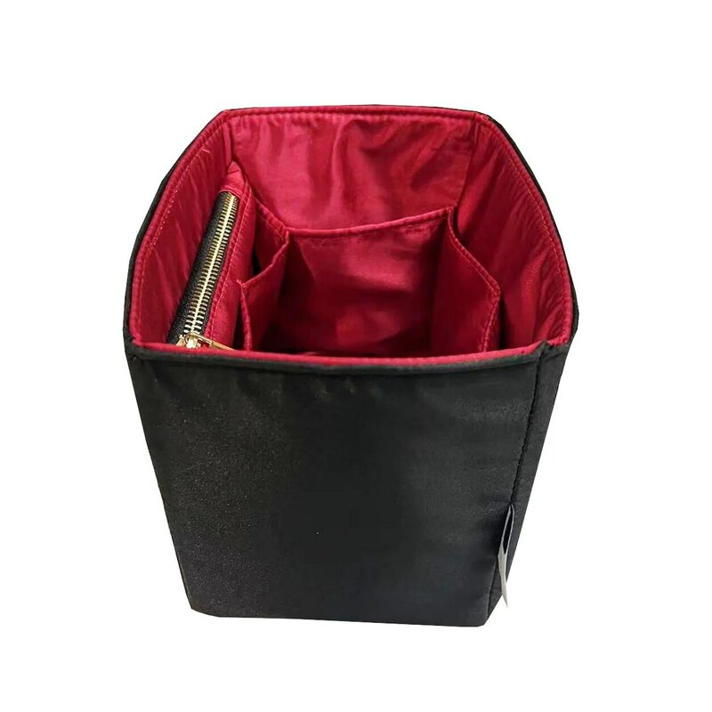 Für Picotin 18 22 26 Einsatz Taschen Organizer Make-up Handtasche organisieren innere Geldbörse tragbare Basis Shaper Premium seidig (hand gefertigt)