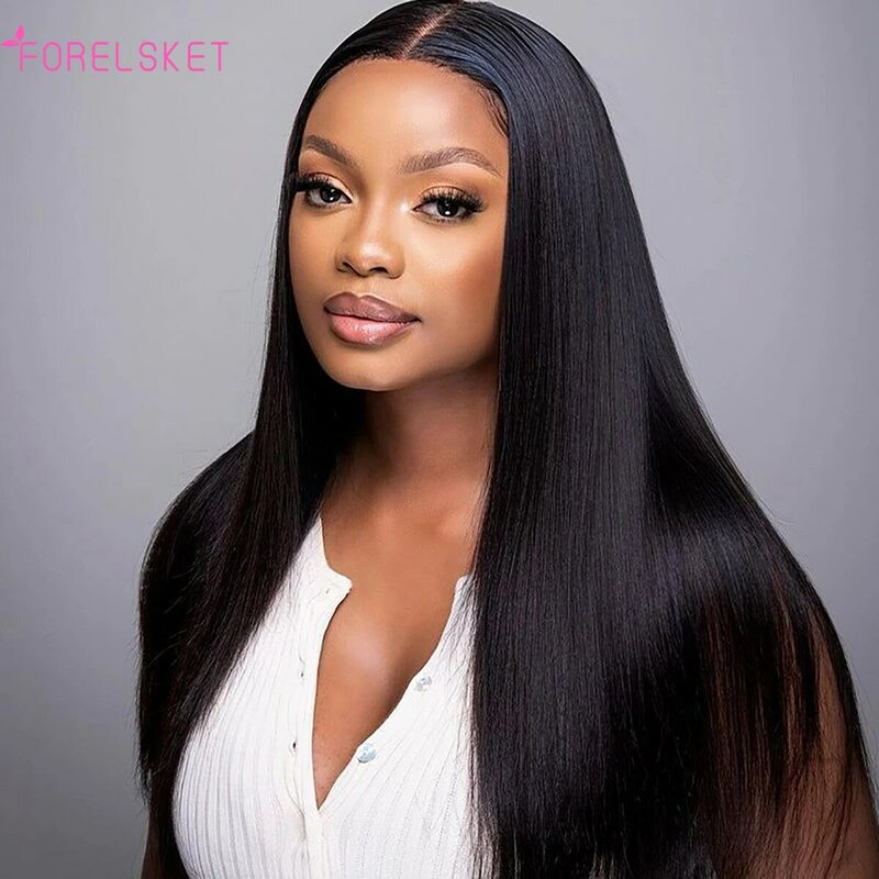 Straight Lace Front Wig Full Lace Human Hair Wigs For Women Human Hair 30 Inch 4x4 Bone Straight Human Hair Hd Lace Frontal Wigs