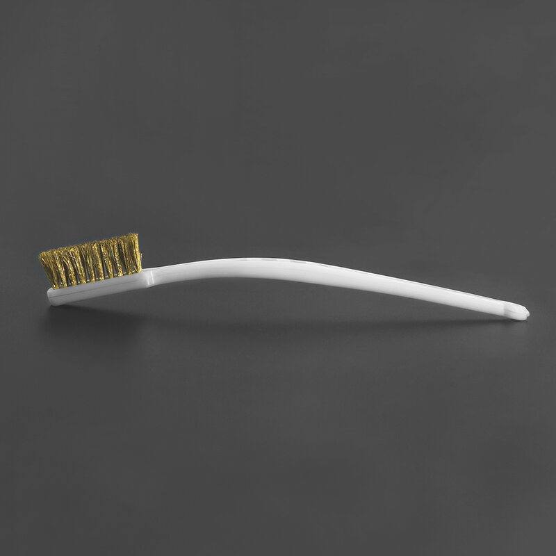 Strumento per la pulizia della stampante 3D spazzolino da denti in filo di rame manico per spazzola in rame per blocco riscaldatore ugello pulizia Hotend parti del letto caldo